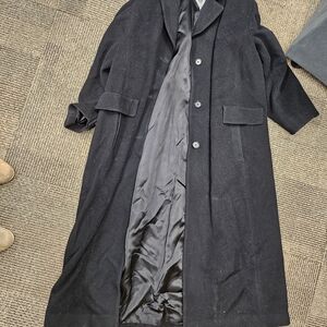 Marvin Richards Black Trench Coat